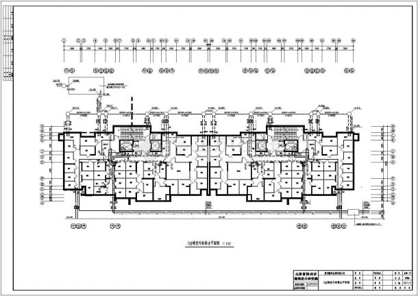 某地18层框剪结构住宅楼建筑设计施工图-图一