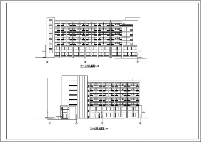 南方某地区7层养老公寓建筑设计方案_图1