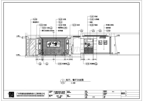 某地四居室欧式新古典风格装修设计-图二