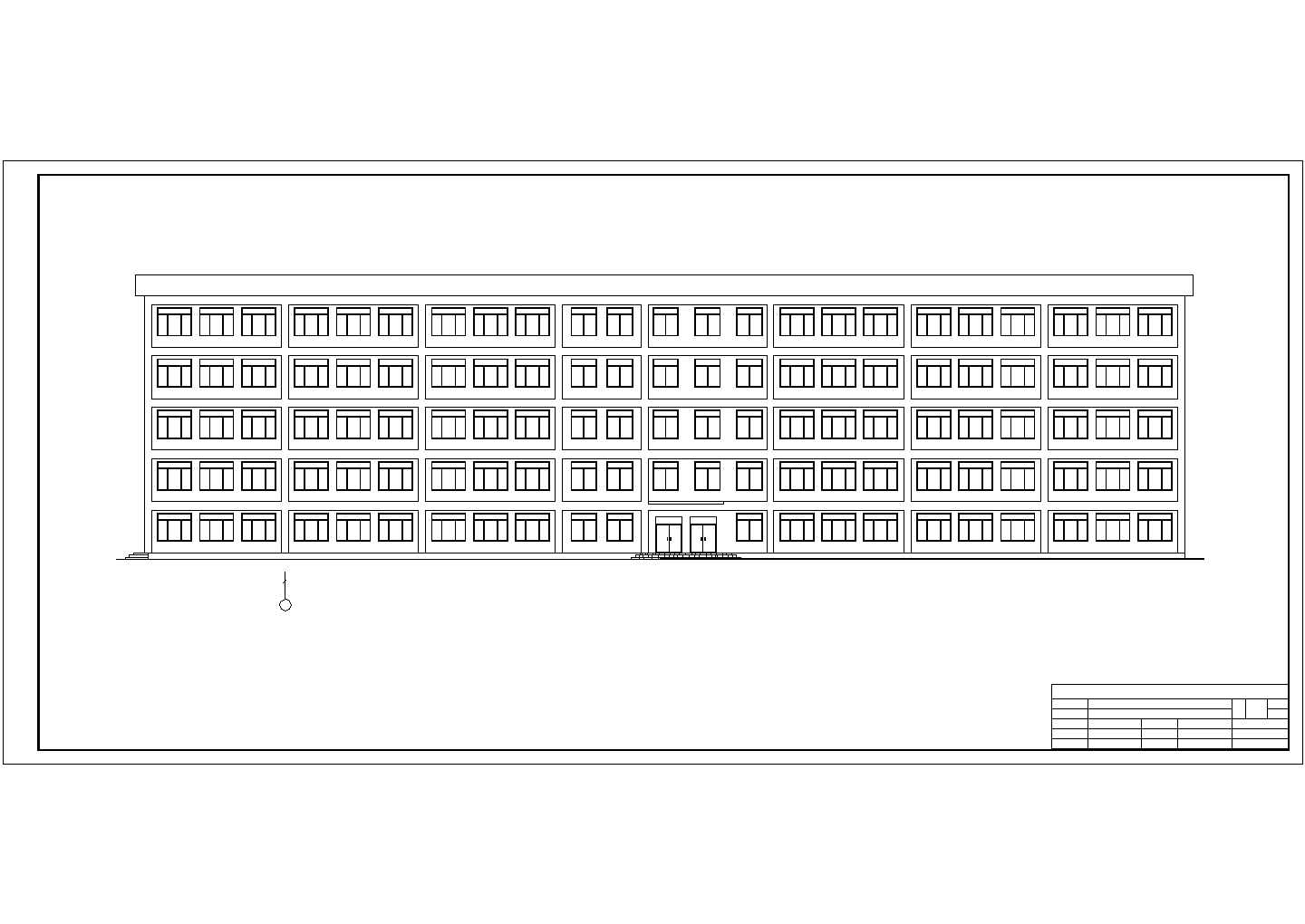 某学校土木工程毕业设计教学楼结构施工图