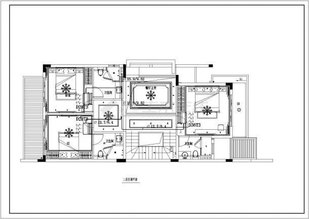 某三层别墅VRV系统中央空调暖通设计施工图-图二