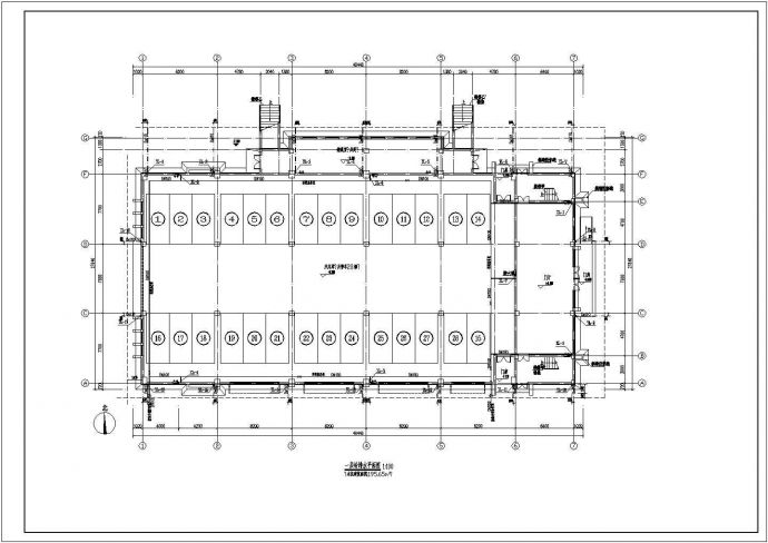 某学校三层砖混结构体艺楼风雨操场给排水施工图_图1