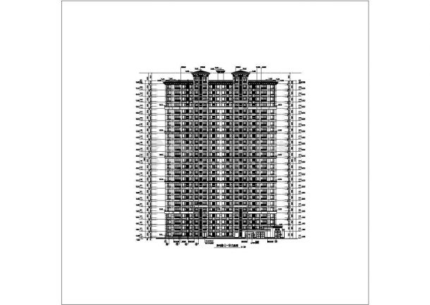 【嘉兴】30层现代风格高层住宅楼全套建筑施工图纸-图二