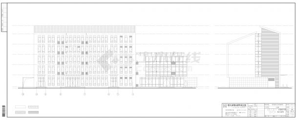 学校5层行政办公建筑设计施工图-图二