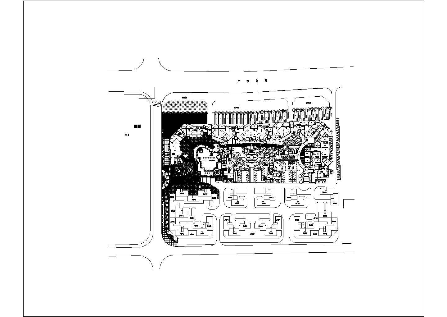 【深圳】高档居住区园林景观工程施工图