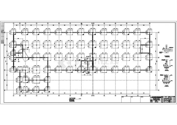 某地3层框架结构厂房全套结构施工图-图一