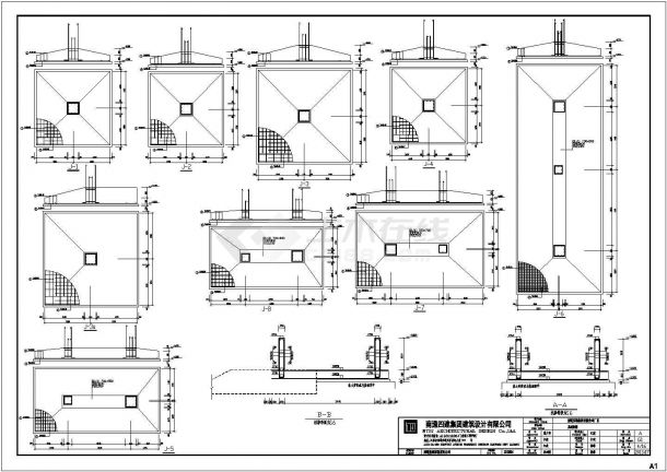 某地4层框架结构厂房全套结构施工图-图二