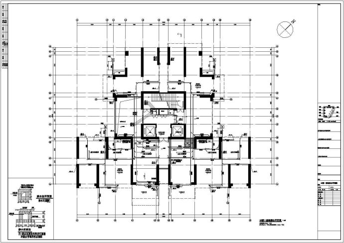 【广东】某三十三层住宅小区给排水施工图纸109张_图1