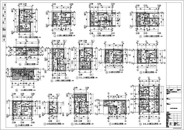 【重庆】某二十八层双塔剪力墙商住楼建筑施工图纸（含节能说明）-图二