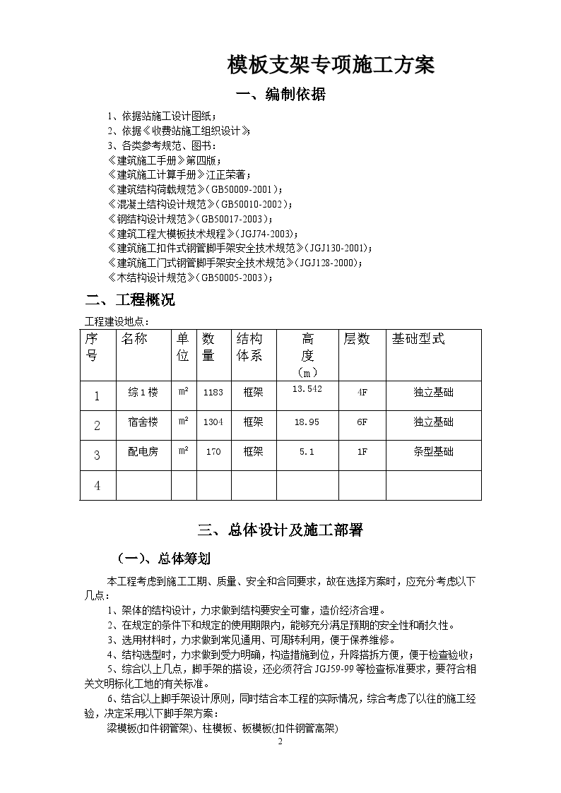 公路收费站工程模板专项施工方案-图二