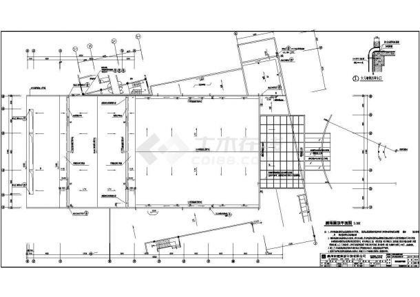 惠州某剧院改造工程钢结构施工图设计图纸-图二