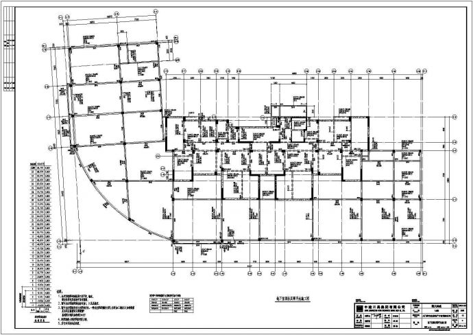 湖北省天门市某小区地上33层地下一层框架剪力墙结构住宅楼结构施工图_图1