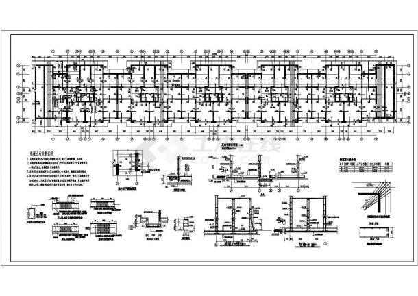【江苏】某地17层公寓楼建筑设计施工图-图二
