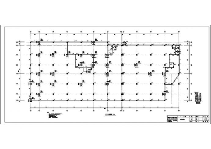 【山东】六层框架结构筏形基础商务楼结构施工图_图1