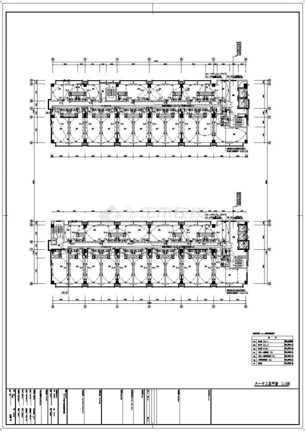 【江苏】某15层商业综合购物中心供配电系统全套电气施工图，共87张（地下一层）-图一