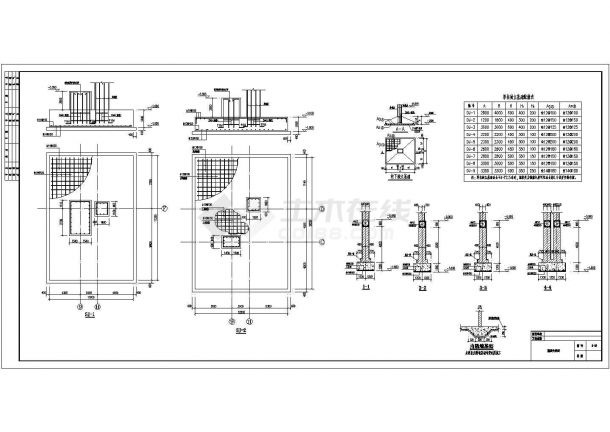 某地20T吊车厂房结构设计施工图-图二