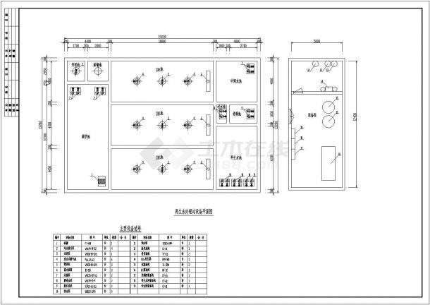 某公司自主设计750吨生活污水SBR工艺施工图-图二