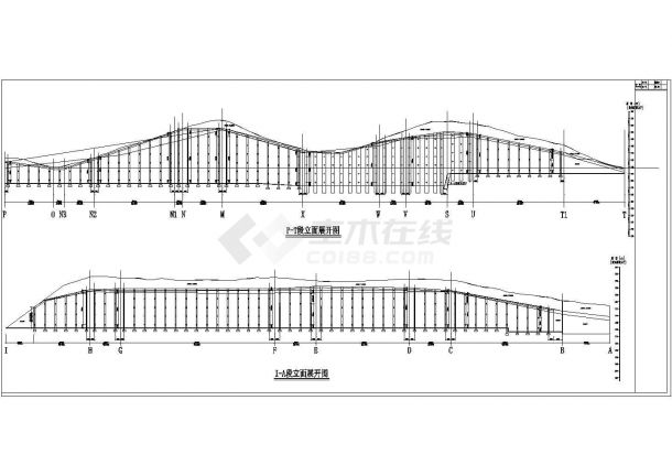 重庆市“长嘉汇”项目边坡支护结构全套施工图-图一