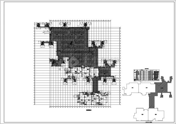 某小区高层框架结构地下车库消防给水设计图-图二