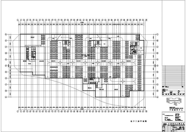 【浙江】局部28层现代商业综合体建筑施工图（地下3层，含效果图）-图二