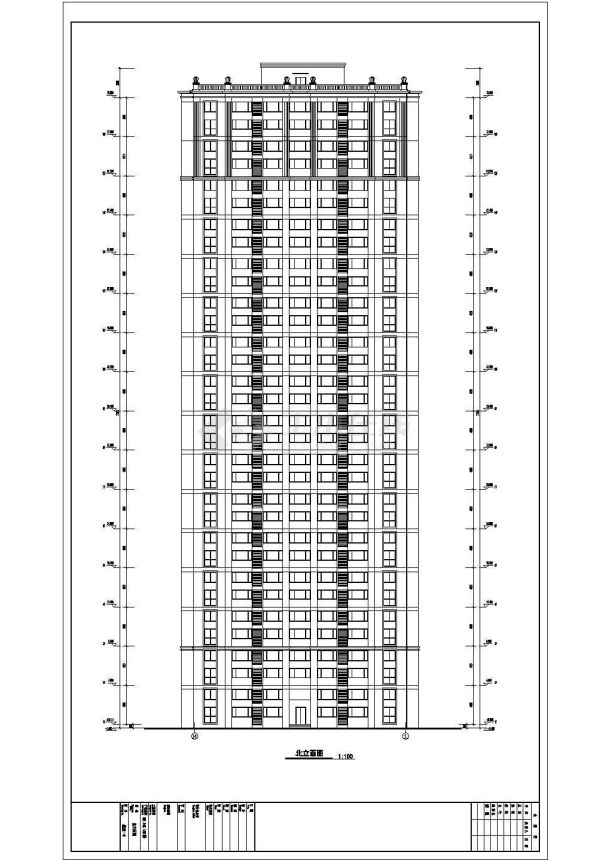 【太原】某17层剪力墙结构住宅楼结构施工图-图二