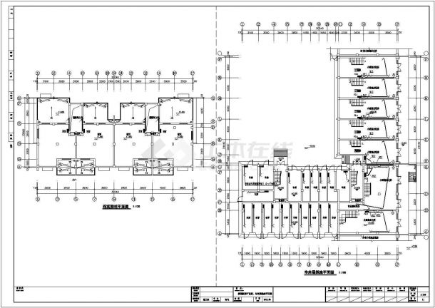 【浙江】某6层框架结构大型商业住宅楼小区项目全套电气施工图，共100张（5栋）-图二