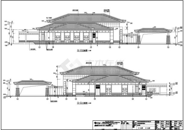 陕西某酒店综合办公楼建筑设计施工图-图二