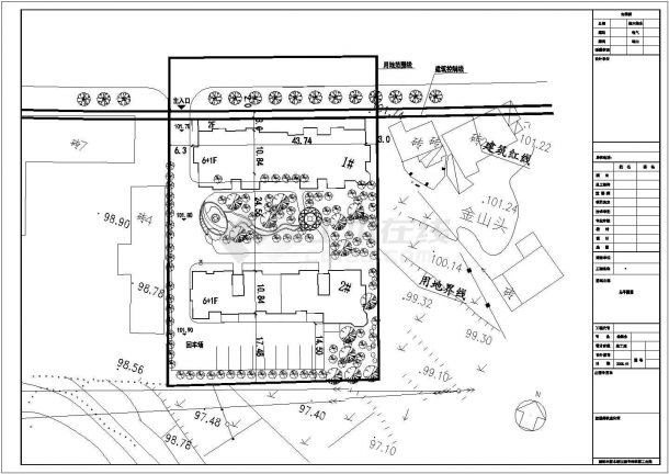 江西某小区6层砖混结构住宅楼给排水施工图纸-图一