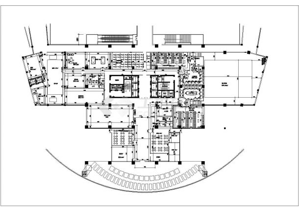  Decoration Design Plan of a Multi function Gymnasium (3000m2) - Figure 1