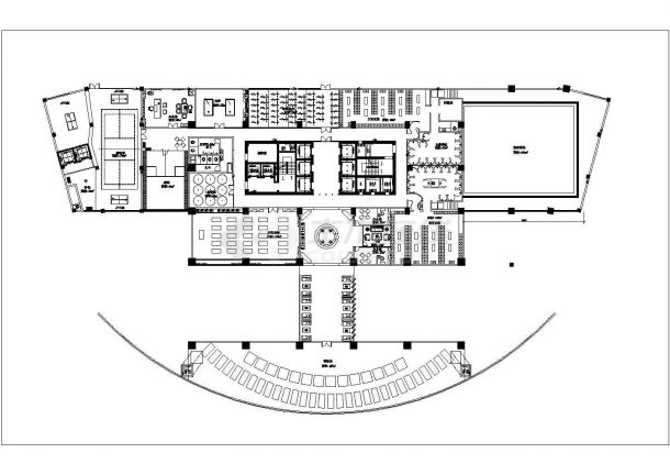  Decoration Design Plan of a Multi function Gymnasium (3000m2) - Figure 2
