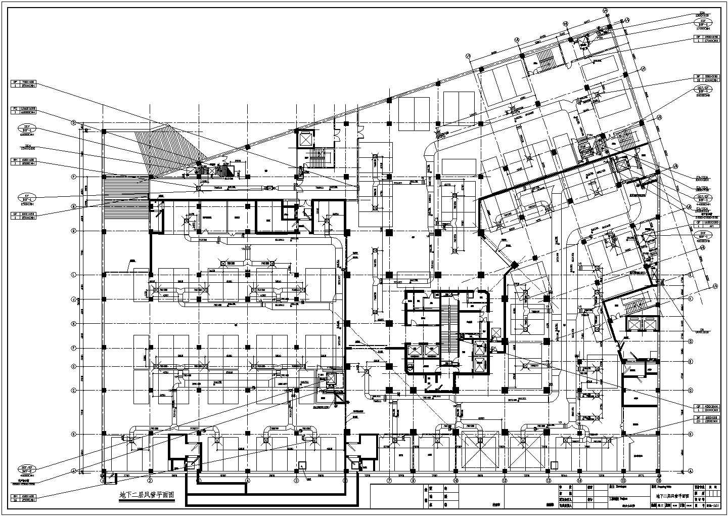 【上海】23层综合办公楼暖通空调设计全套施工图(含装修，锅炉房设计)