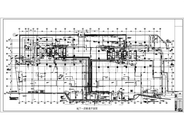 【四川】40层超高层甲级写字楼空调通风全套竣工图(知名设计院)-图二