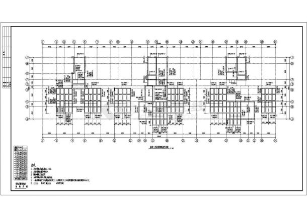 河北某12层剪力墙结构住宅楼结构施工图（保温节能一体化）-图二