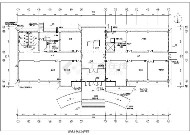 某地五层框架办公楼电气施工全套图纸-图二