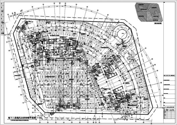 【天津】46层超高层大型办公综合楼暖通空调全套施工图纸103张-图二