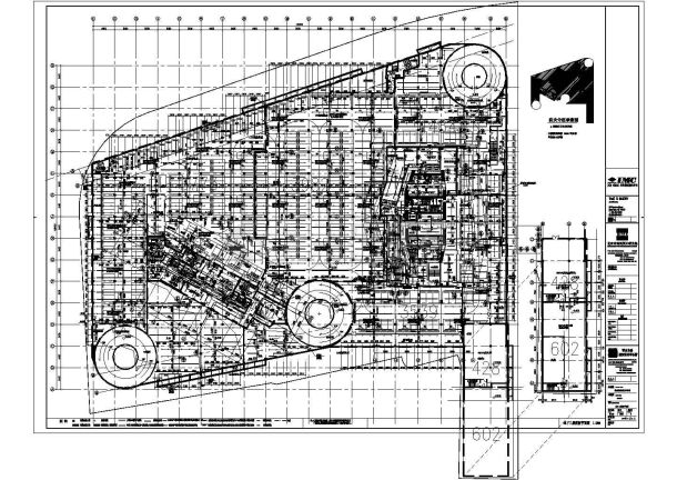 万邦中心超高层框架结构写字楼消防设计图-图二