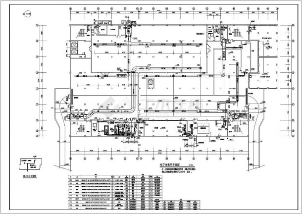 某5层商厦地源热泵中央空调设计图-图一