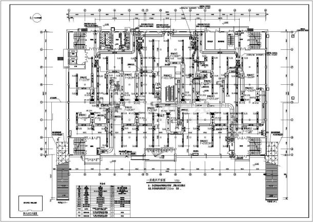 某5层商厦地源热泵中央空调设计图-图二