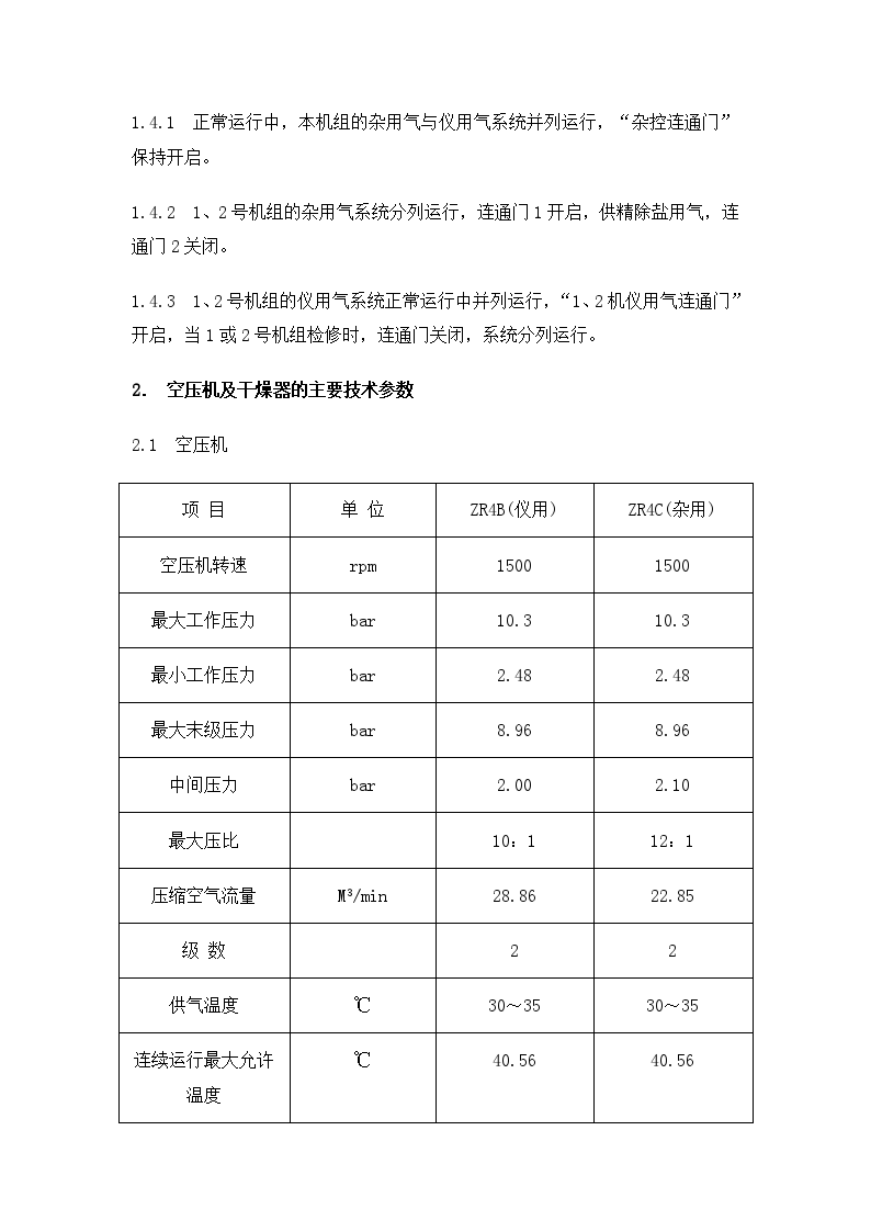 空压机及干燥器运行规程-图二