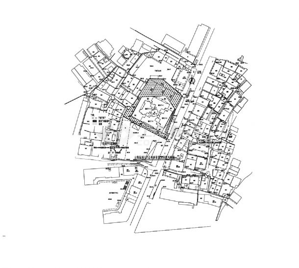 云鼎星座LID总平面布置图-图一