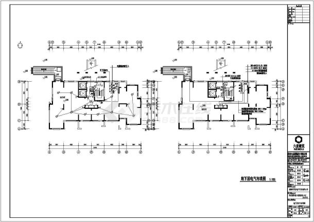 某住宅小区多层和高层住宅楼电气设计施工图-图一