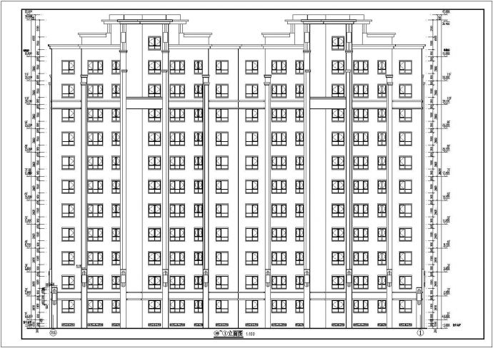 某地11层剪力墙结构住宅楼建筑设计方案图纸_图1