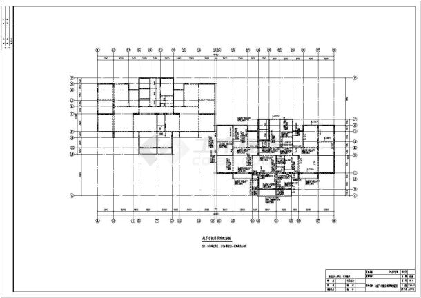 某地高层剪力墙结构住宅楼结构设计施工图-图二