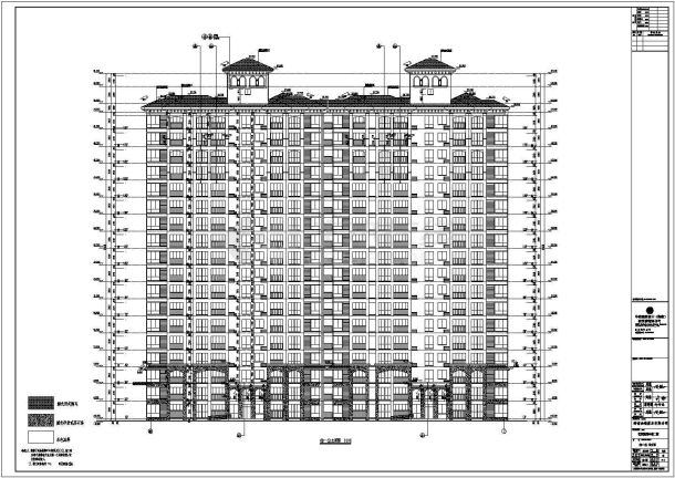 海南某地18层剪力墙结构住宅楼全套建筑设计施工图纸-图二