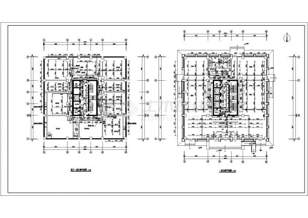 某商场十七层框架结构综合楼给排水消防施工图-图二