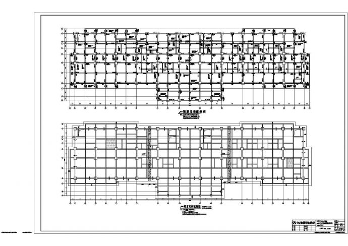玉龙县五层框架结构医院住院楼结构施工图_图1