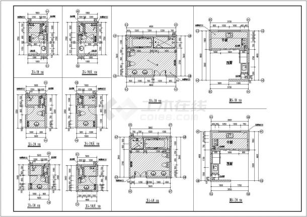 龙湖某地三层砖混结构别墅建筑设计施工图纸-图二