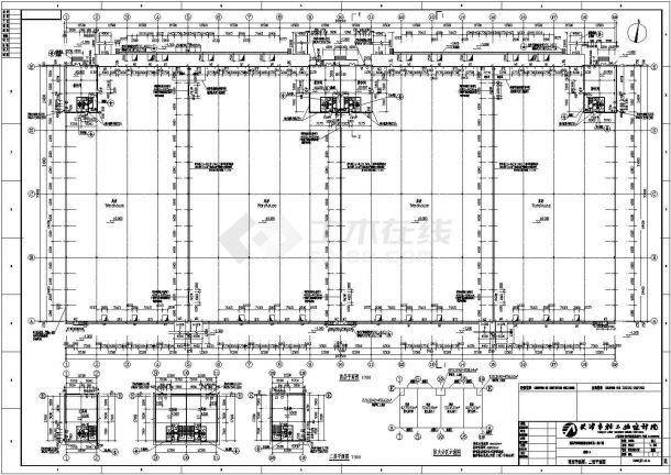 某物流中心单层钢结构厂房建筑设计施工图-图二