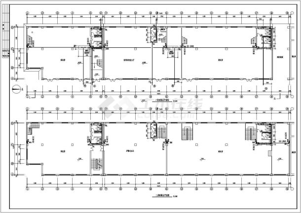 某商业楼建筑给排水消防设计施工图-图一