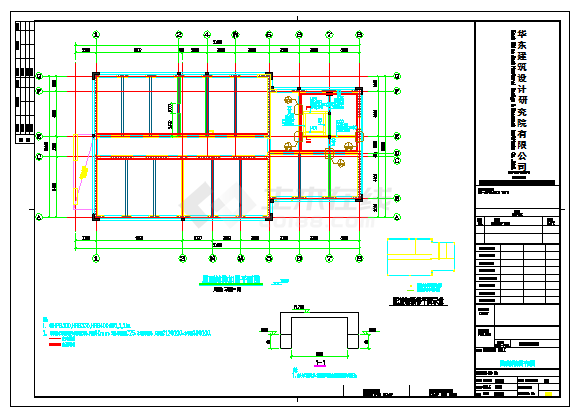 三层学校改物业办公加固改造建筑施工图-图二